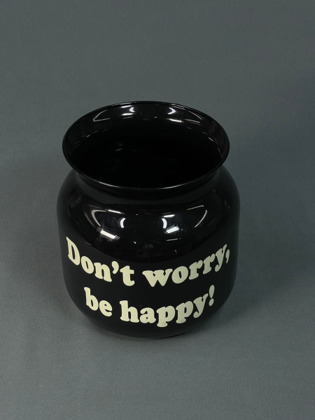 Ваза Don^t worry, be happy! Лемож-3